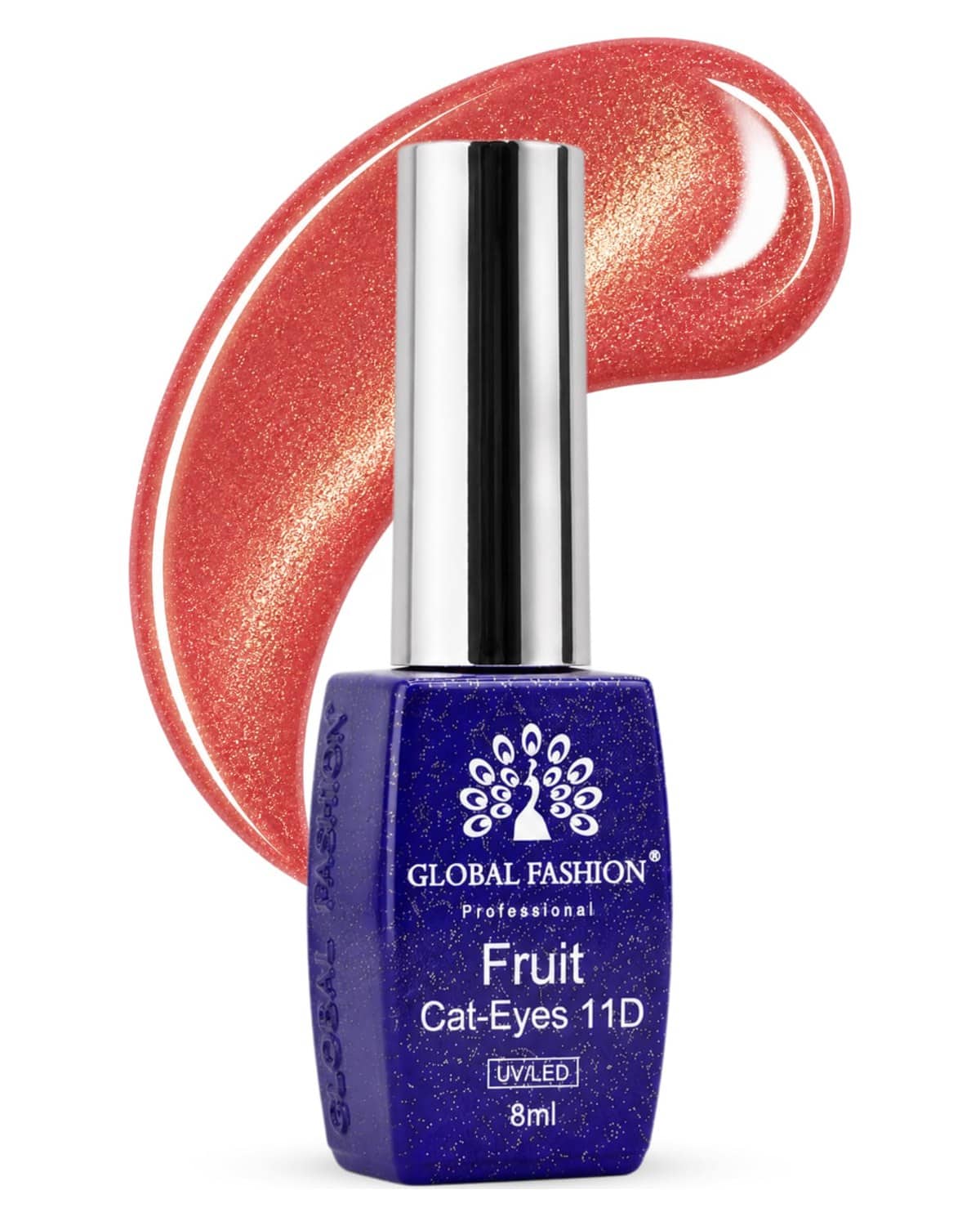 Fruite Cat eyes 11D Magnetic Gel Polish, 8ml (Grapefruit)