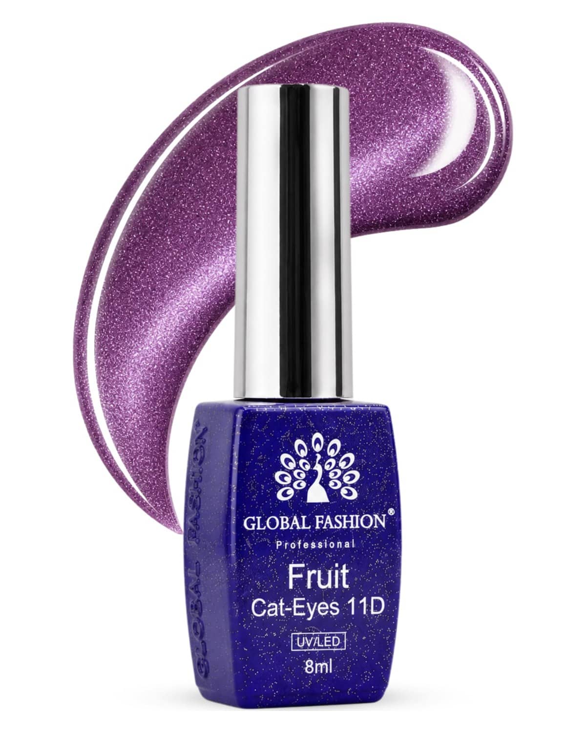 Fruite Cat eyes 11D Magnetic Gel Polish, 8ml (Cherry)