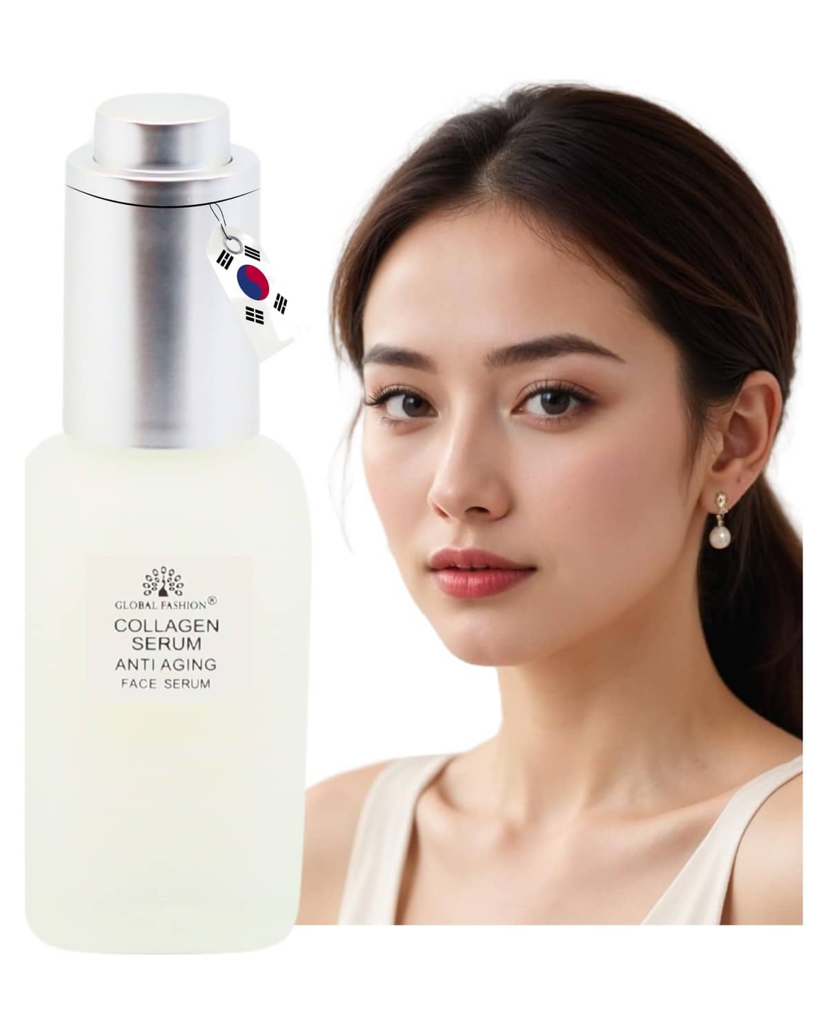 Advanced Collagen Face Serum – Dermatologist-Tested Formula, Reduces Appearance of Wrinkles & Firms Skin – Hydrates, Boosts Elasticity, Vegan & Cruelty-Free, Safe for All Skin Type