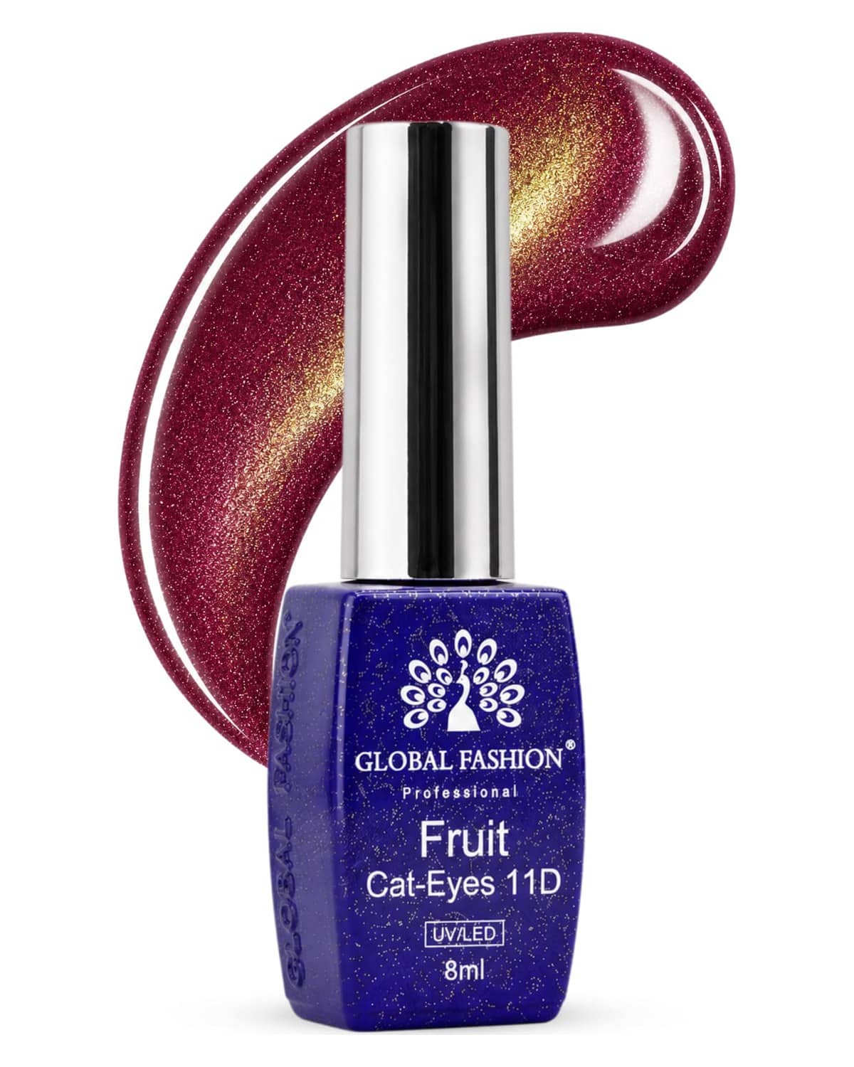 Fruite Cat eyes 11D Magnetic Gel Polish, 8ml (Prunes)