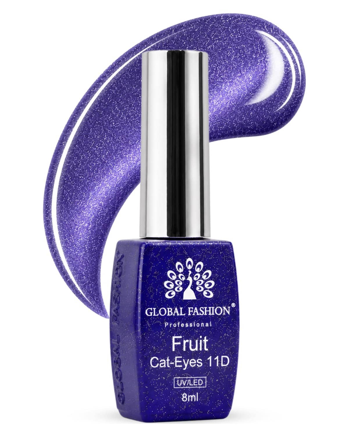 Fruite Cat eyes 11D Magnetic Gel Polish, 8ml (Blueberry 2)