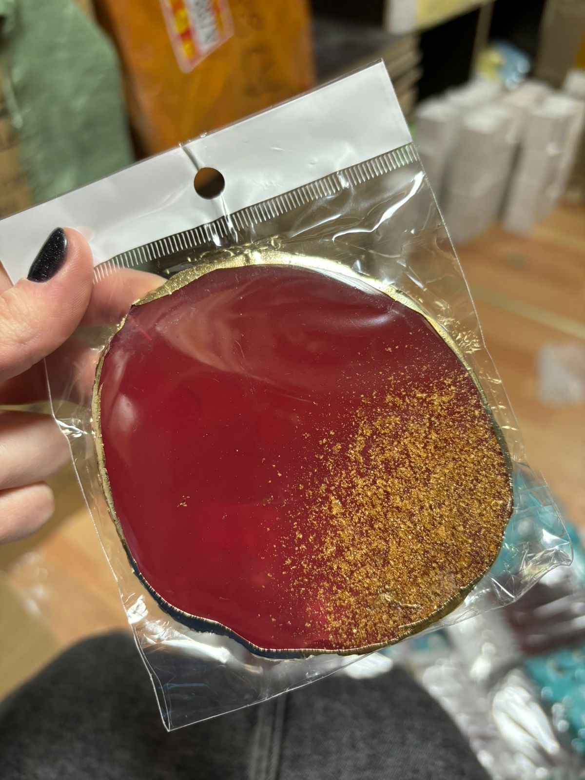 Palette stone (gold leaf) 22