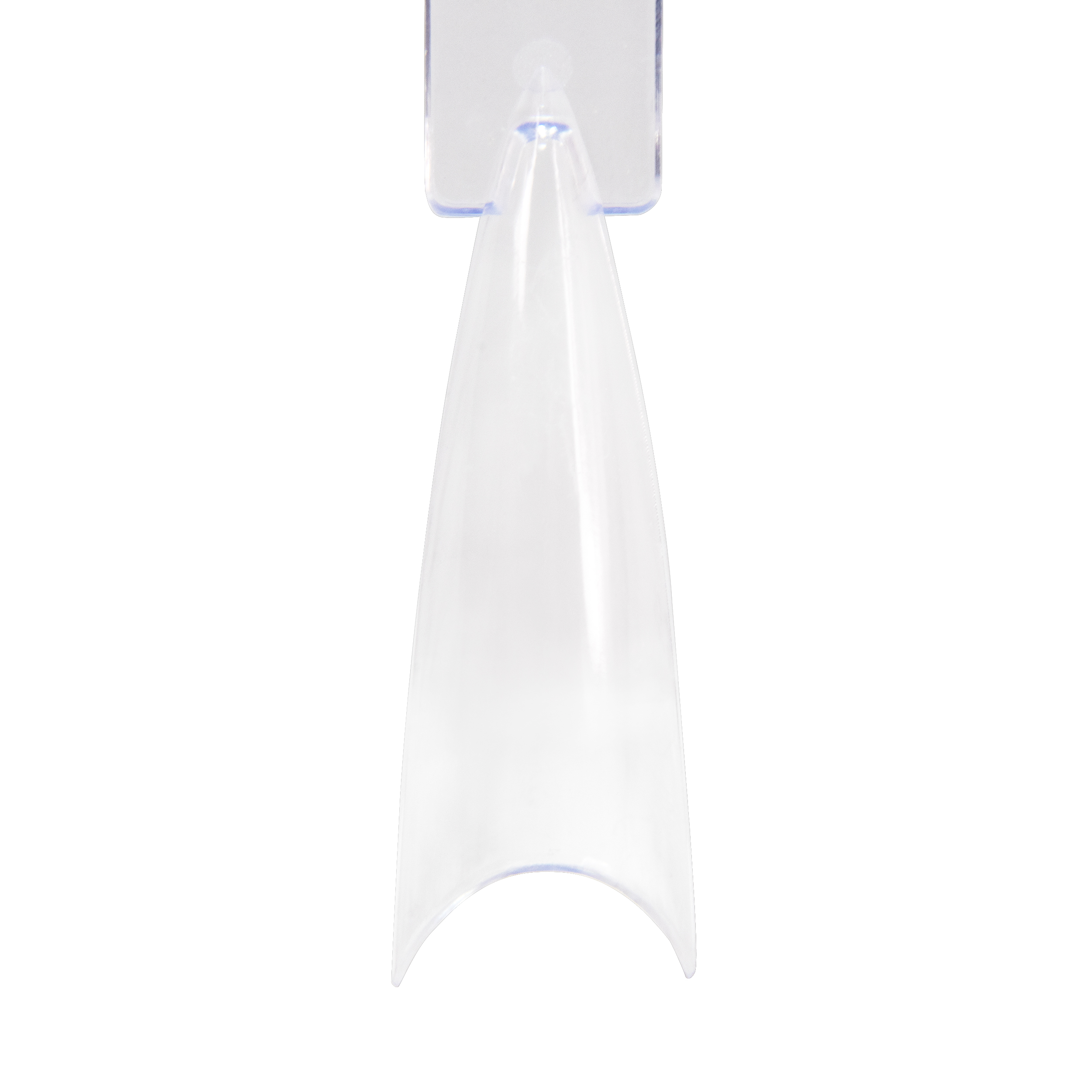 Paint Palette on a Ring, Arched Stiletto Shape, Transparent, 50 pcs