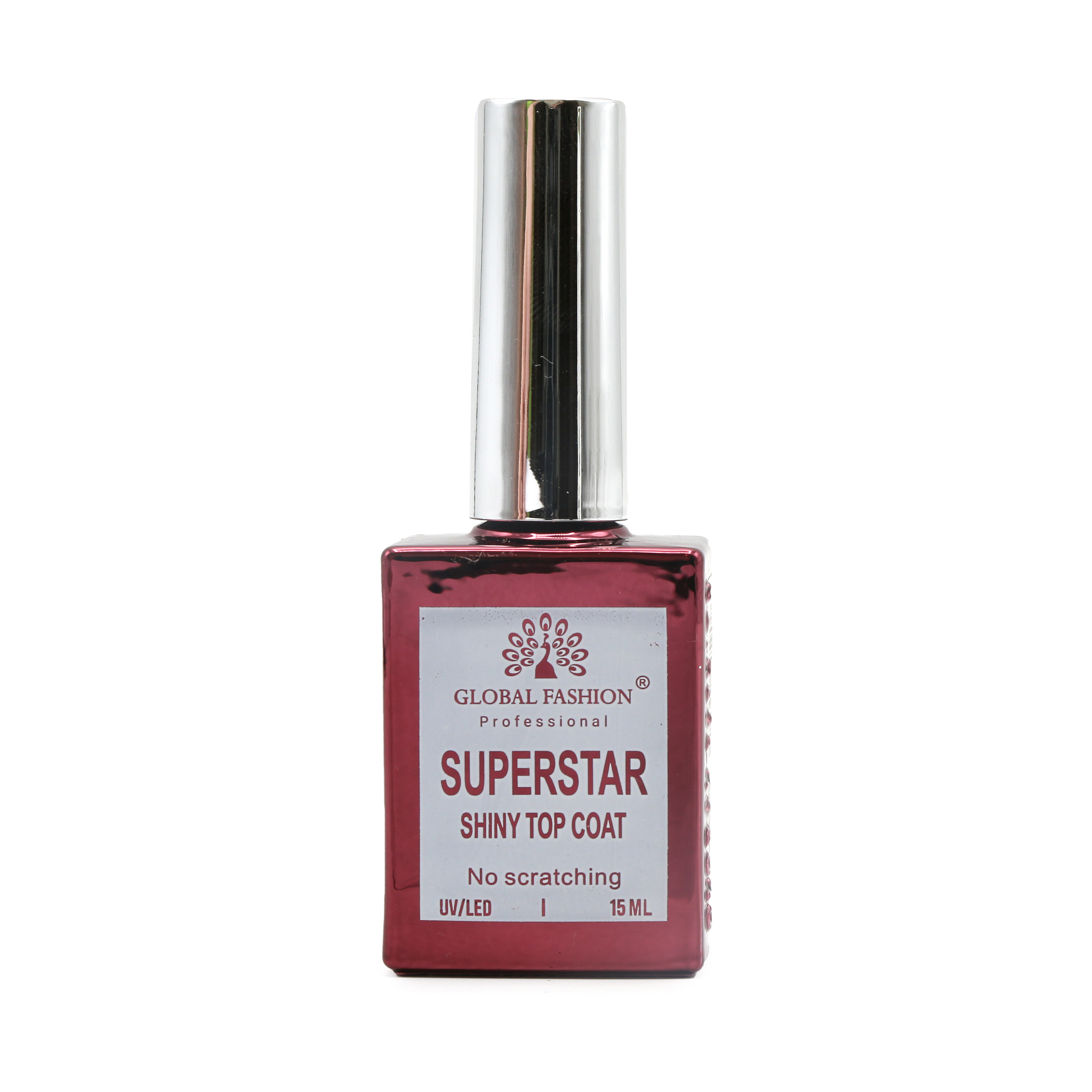 Top without Sticky Layer Superstar Shiny Gel Top Coat, Global Fashion, 15 ml