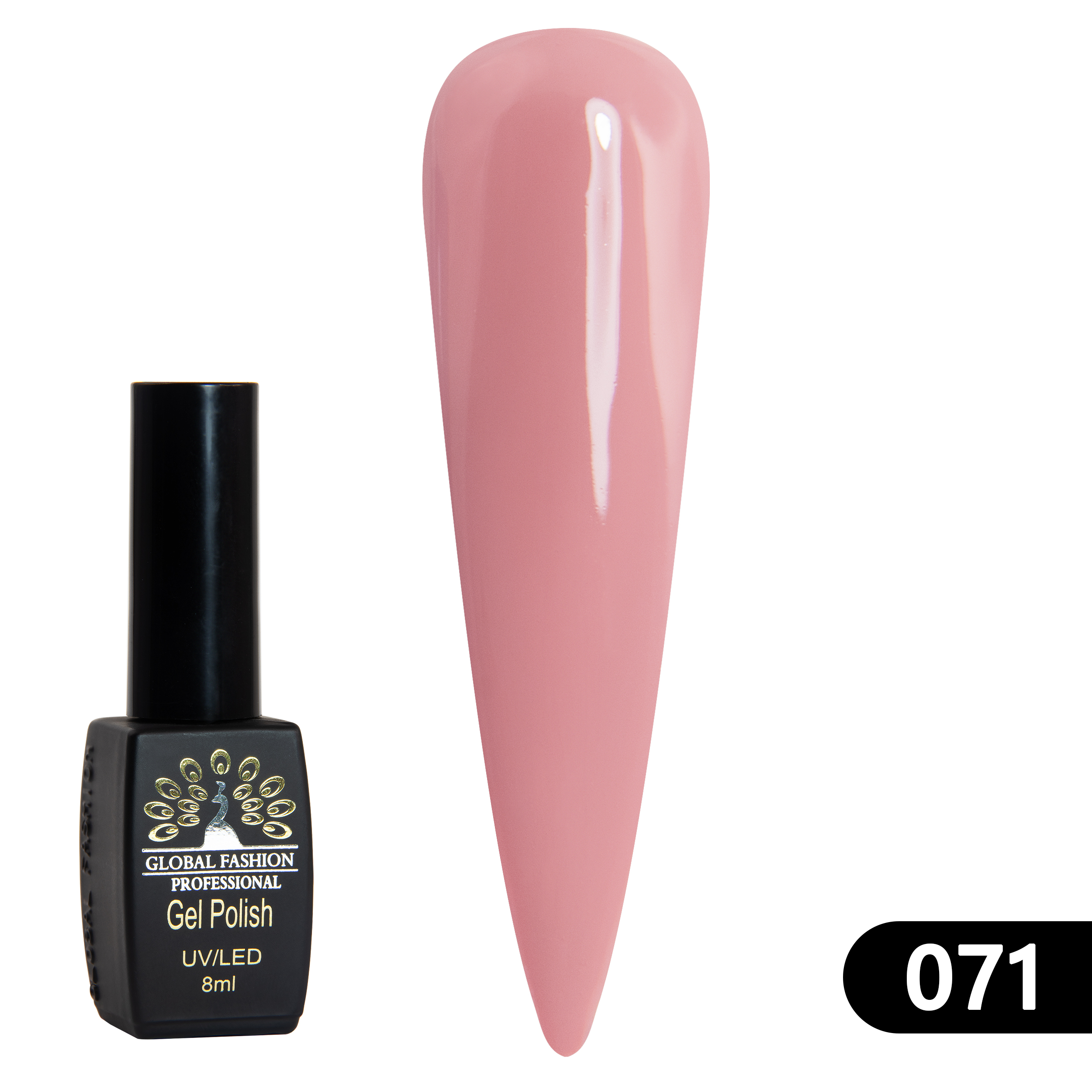 Gel polish BLACK ELITE 071, Global Fashion 8 ml