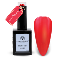 Red Rendezvous Nail Polish 15ml UV LED | 5-Poppy Power 1p
