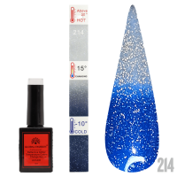 Gel polish Thermo, Temperature Color Change Disco 15 ml, 214