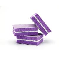 Global Fashion Mini Nail Buffer 50pcs – Sanding Blocks | Purple