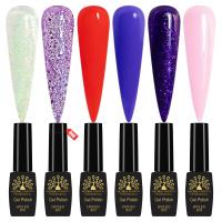 Black Elite Gel Nail Polish Set 6x8ml – UV/LED | Cosmic Pop