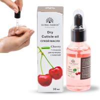 Dry Cuticle Oil with a Pipette with Cherry Scent, Global Fashion, 15 ml