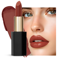 Velvet Moisturizing Matte Lipstick – Smudge-Proof (Shade 124, 3.5g)