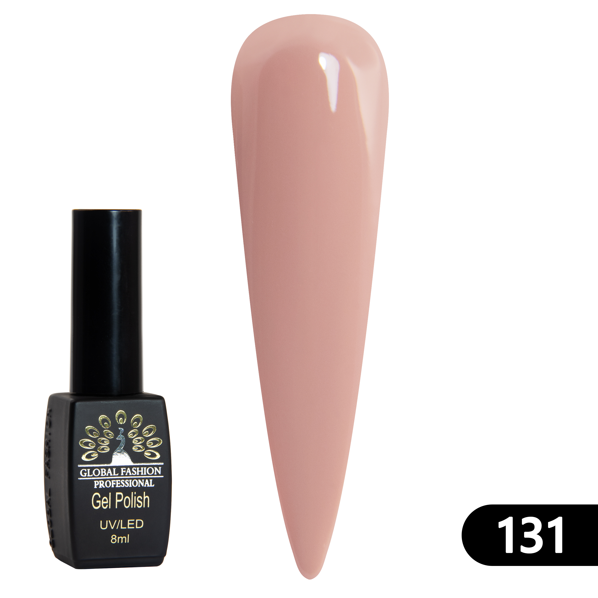 Gel polish BLACK ELITE 131, Global Fashion 8 ml