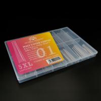 Half Cover Gel Tips 120pcs – Clear Nail Extensions | Coffin