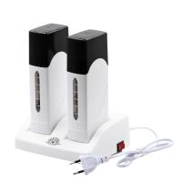 Global Fashion Professional - Double Cartridge Wax Heater for Hair Removal - White
