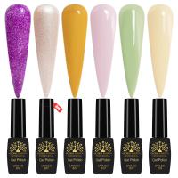 Black Elite Gel Nail Polish Set 6x8ml – UV/LED | Pastel Whisper