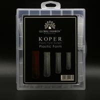 Dual Nail Forms 120pcs – Clear Poly Gel Forms | Coffin