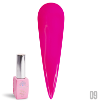 Global Fashion Neon Color Rubber Base for Gel Nails, 8ml | 09