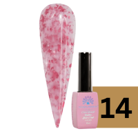 Rubber base Chrome Flake Global Fashion 8 ml, 14
