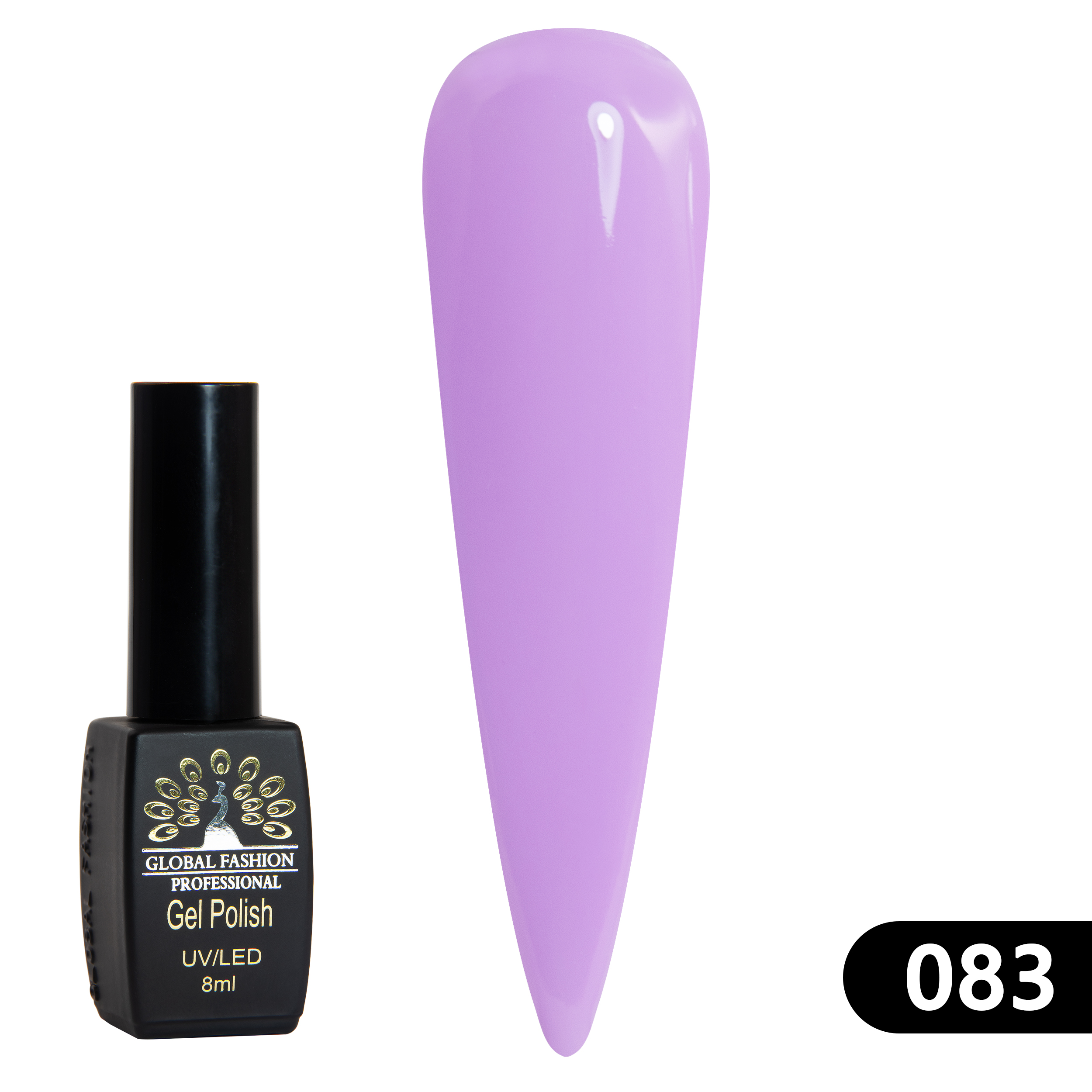 Gel polish BLACK ELITE 083, Global Fashion 8 ml