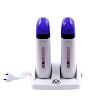 Global Fashion Professional - Double Cartridge Wax Heater for Hair Removal - White