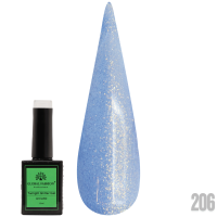 Gel polish Twilight Glitter 15 ml, 206
