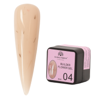 HEMA-Free Builder Flower Gel | Real Dried Petals, Vegan, UV/LED| 8ml (04)