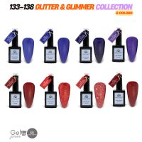 Glitter & Glimmer Gel Nail Polish Collection | 133–140 Glitter & Glimmer 8p