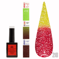 Gel polish Thermo, Temperature Color Change Disco 15 ml, 218