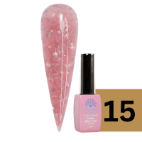 Rubber base Chrome Flake Global Fashion 8 ml, 15