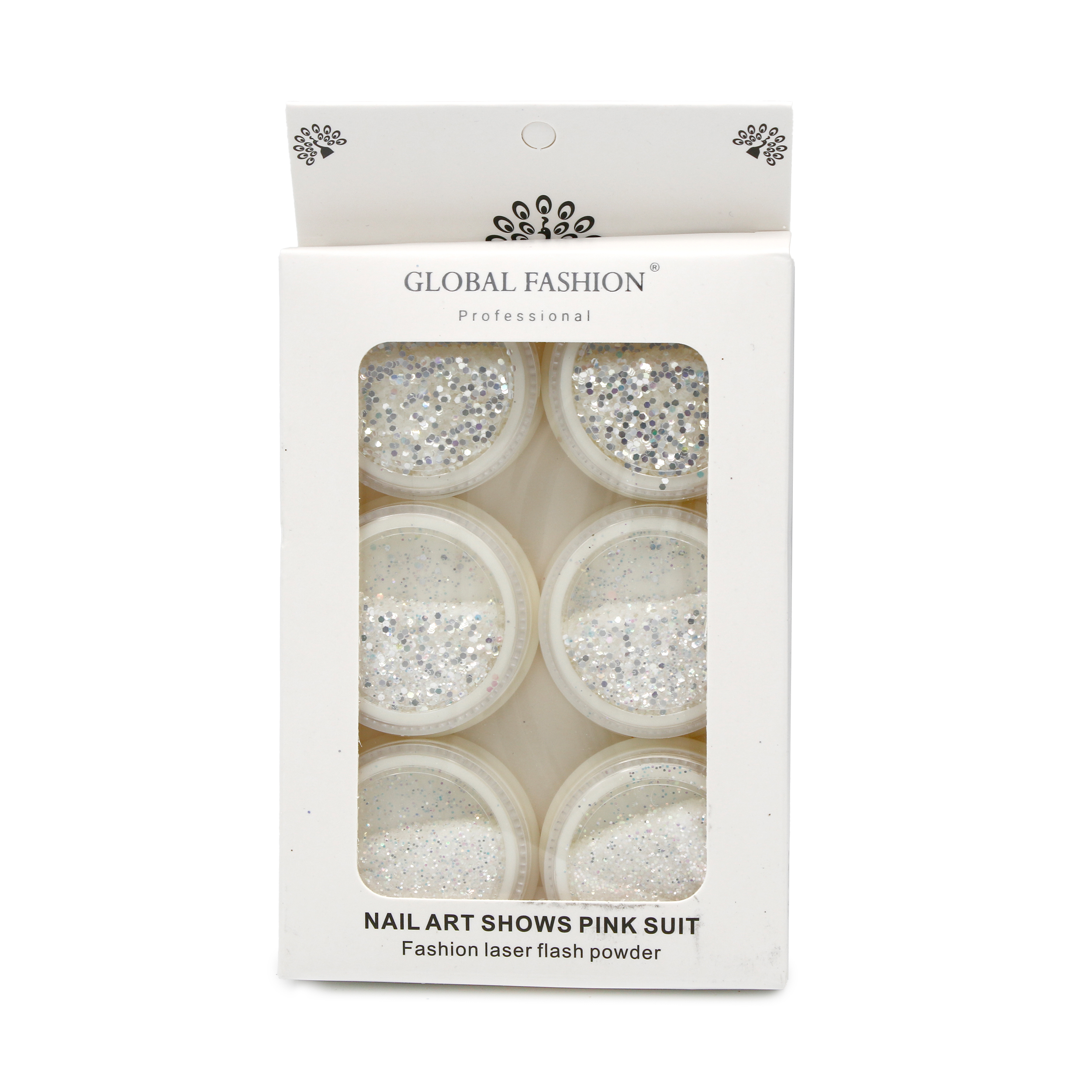 Decor for nail design, Global Fashion set No. 09, 6 pcs.