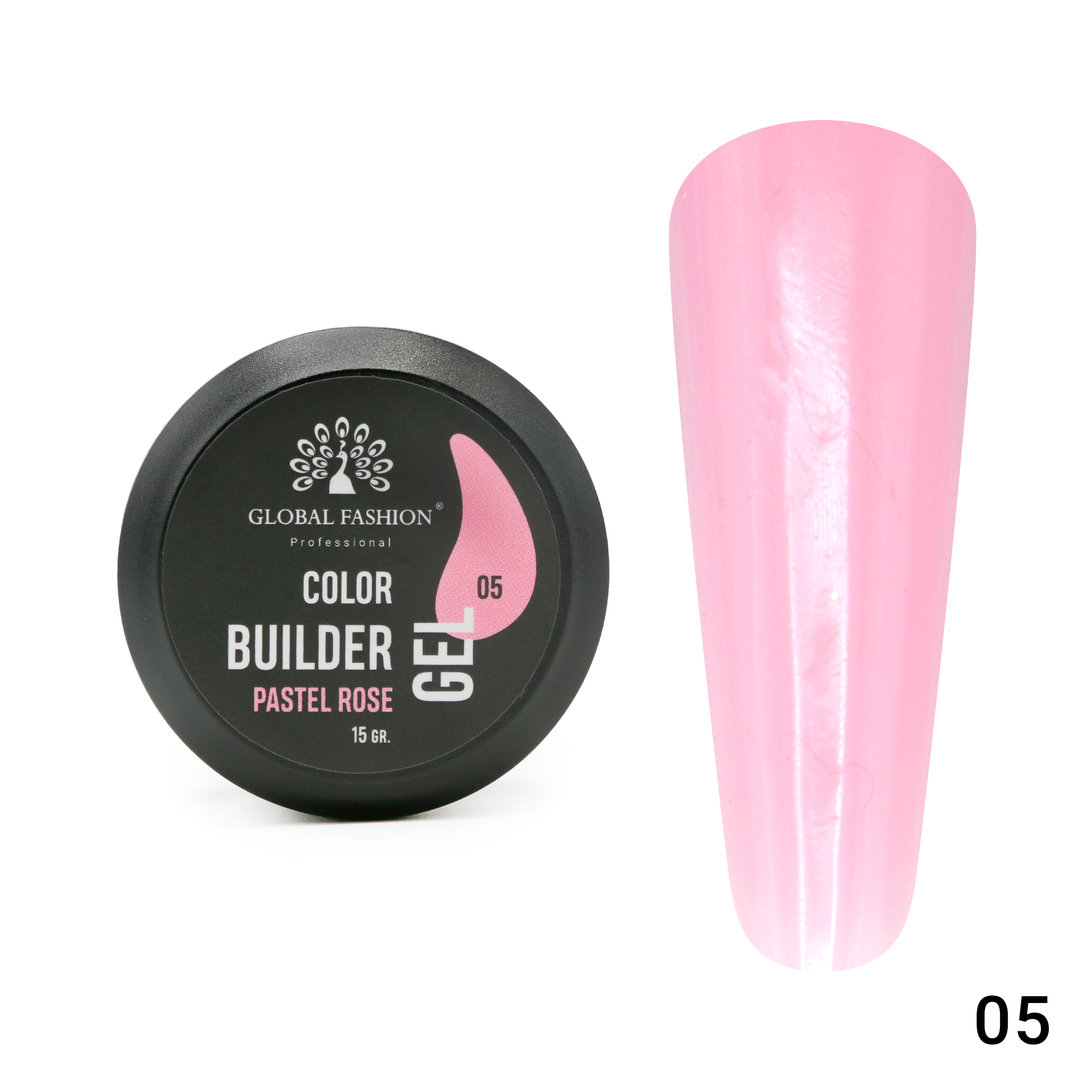 Color Builder Gel - Nail Modeling Gel 15g  | 06 - Sakura