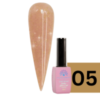 Rubber base Chrome Flake Global Fashion 8 ml, 05