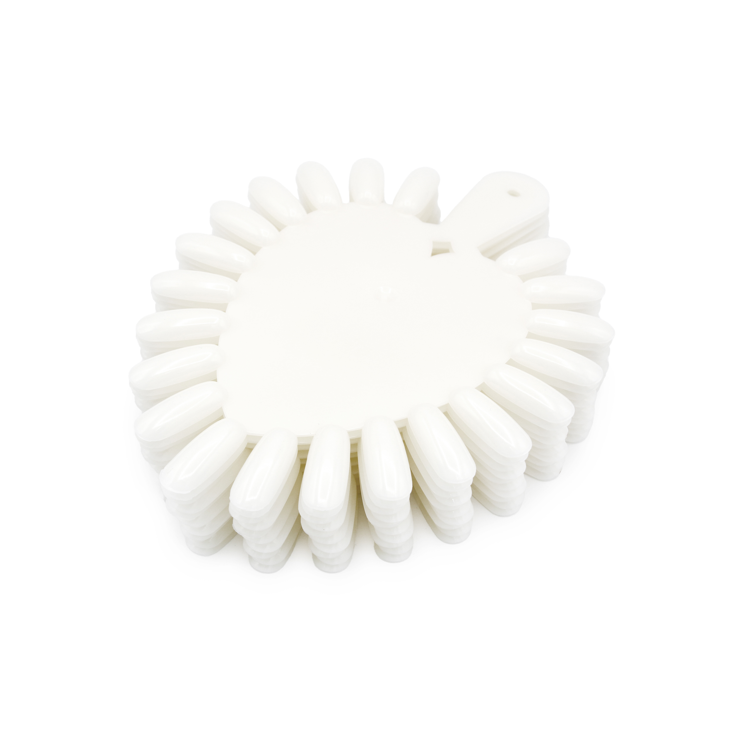 Palette for paints Heart (milk) 10 pcs