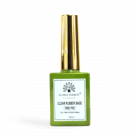 Global Fashion Clear Rubber Base | HEMA-Free 3-in-1 Gel Formula 15ml
