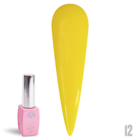 Global Fashion Neon Color Rubber Base for Gel Nails, 8ml | 12