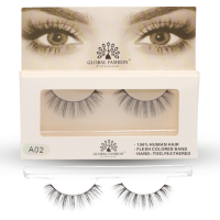 False Eyelashes Pack – Wispy Mink, Reusable | A02-2 Pcs