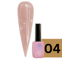 Rubber base Chrome Flake Global Fashion 8 ml, 05