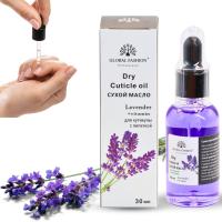 Cuticle Oil with a pipette with lavender aroma Global Fashion, 15 ml