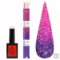 Gel polish Thermo, Temperature Color Change Disco 15 ml, 221