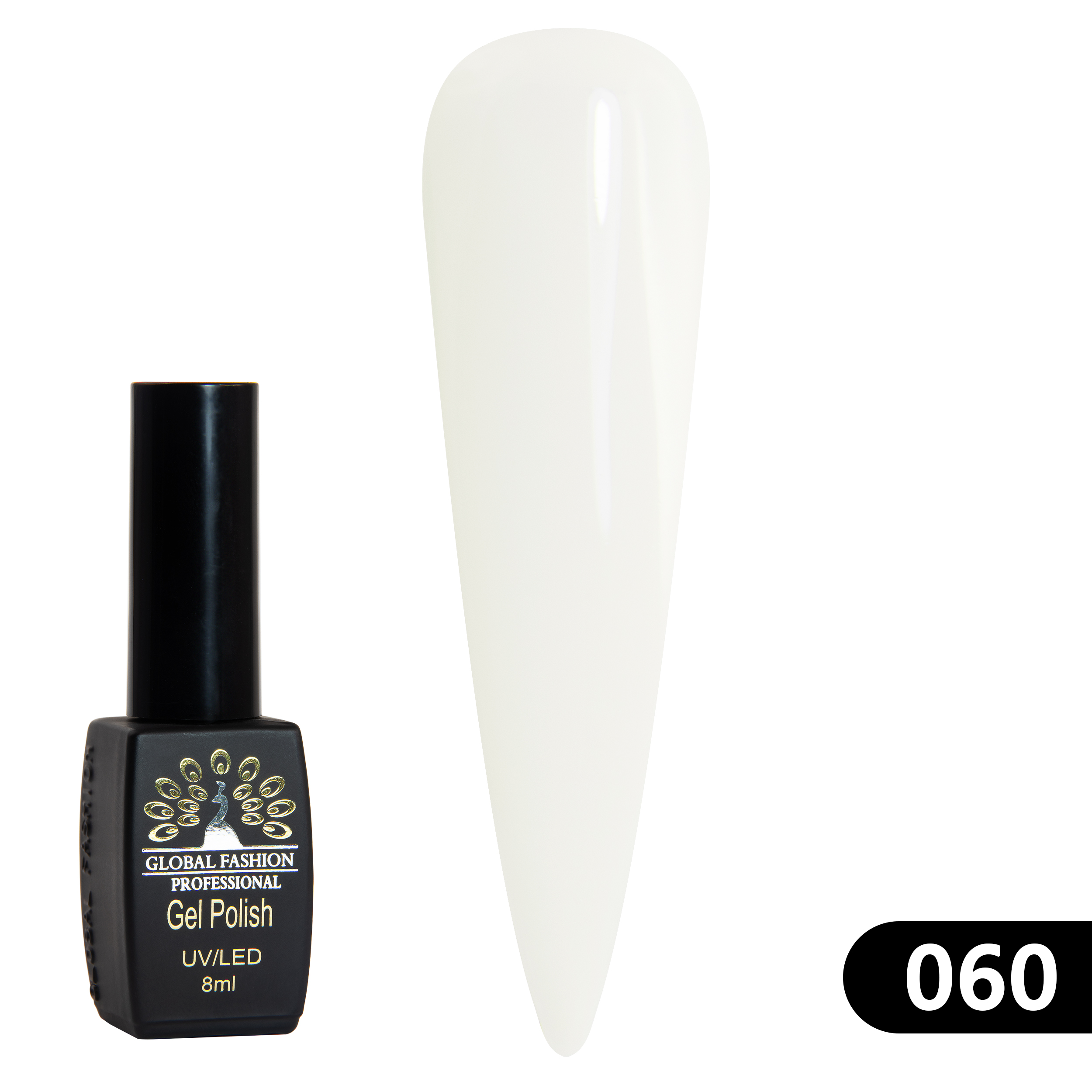Gel polish BLACK ELITE 060, Global Fashion 8 ml