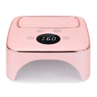 Global Fashion 48W UV/LED Nail Lamp – Cordless Auto Sensor, SUN M6 | Pink