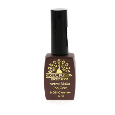 Matte Velvet Top Coat - Non-Sticky Finish for Nails - 12 ml