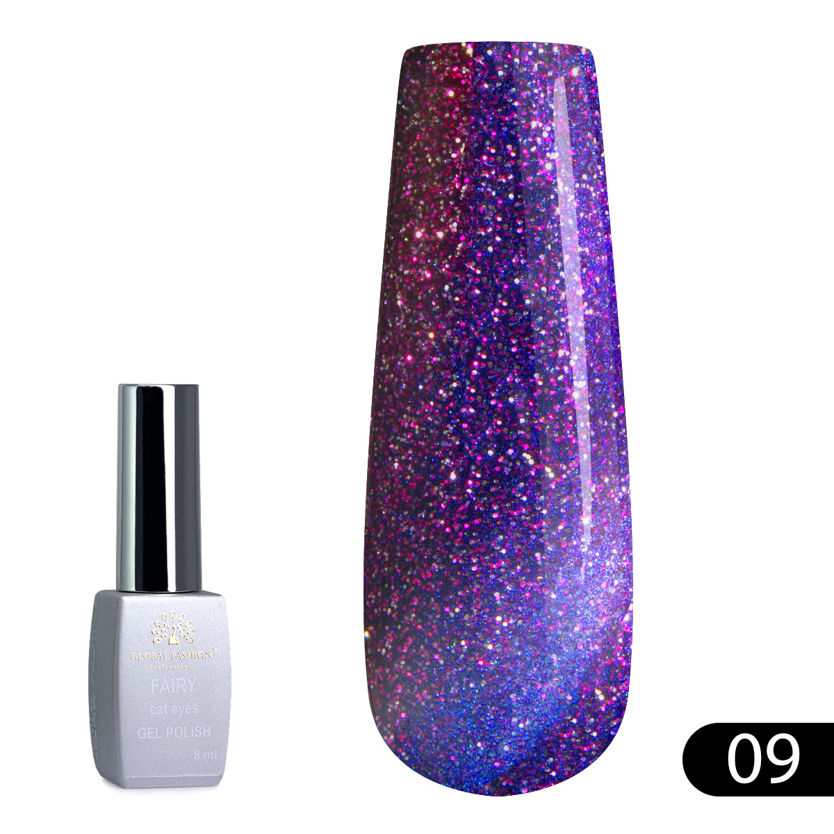 Gel polish cat eye Fairy 8 ml, 09