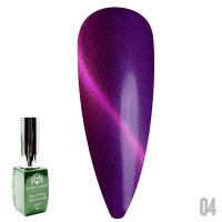 Gel polish Cat Eye Neon Party 8 ml, 004