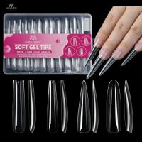 Gel tips, 02 set 4in1 Global Fashion, 12 sizes, 192 pcs