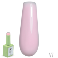 French Rubber Base Coat for Gel Manicure | Long-Lasting, 15ml | V7