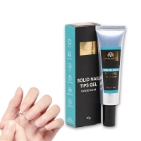 Gel for gel tips in a tube. Solid Nail Tips Gel 30 gr.
