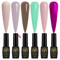 Black Elite Gel Nail Polish Set 6x8ml – UV/LED | Bare Elegance