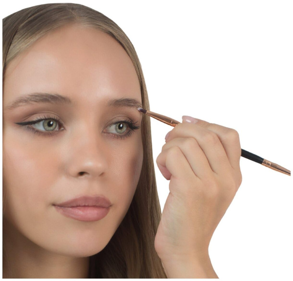 GLOBAL FASHION Rose Gold Professional Makeup Brush with Ultra Soft Vegan Bristles for Foundation, Concealer, Powder and Blush | فرشاة مكياج روز جولد احترافية