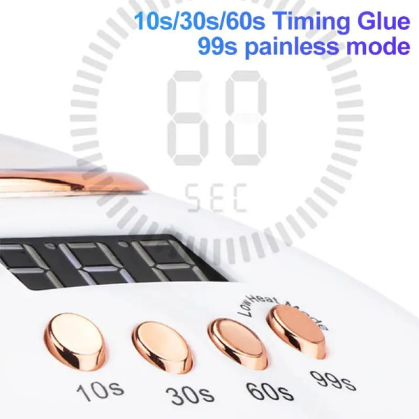 SUN S8 Pro UV/LED Nail Lamp 268W – Mint Green Professional Gel Nail Dryer
